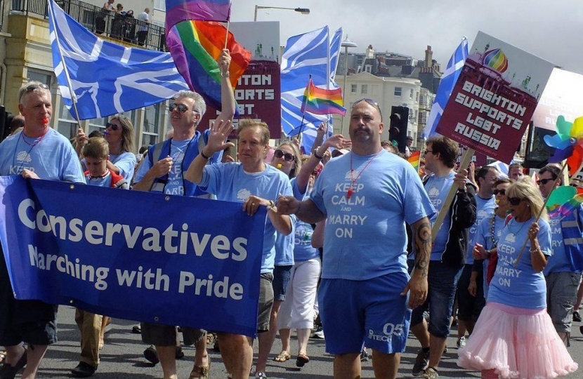 Brighton Kemptown, LGBTory, Simon Kirby MP, Brighton Pride