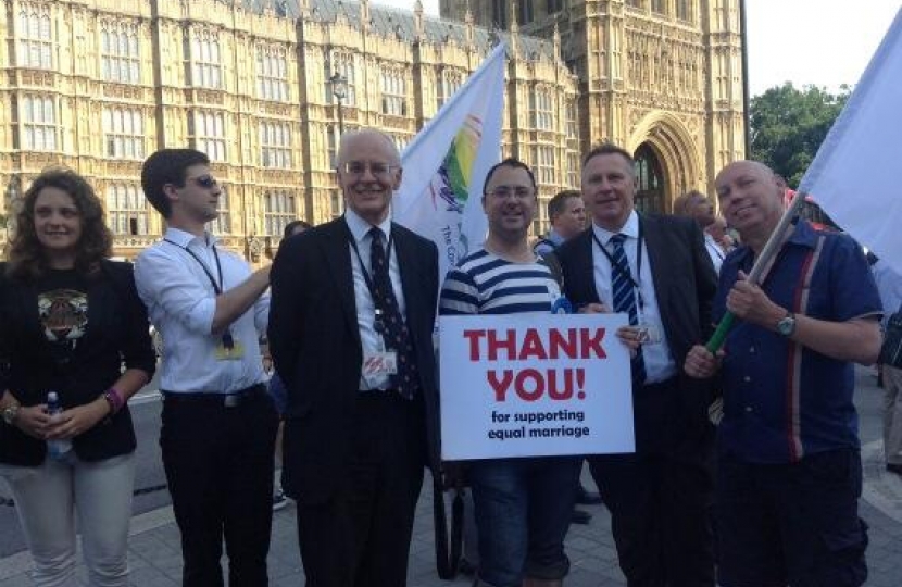 Lord Norton and Lord Black with LGBTory, same sex marriage, equal marriage