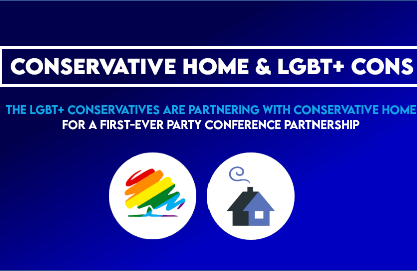 ConservativeHome and LGBT+ Cons partnership